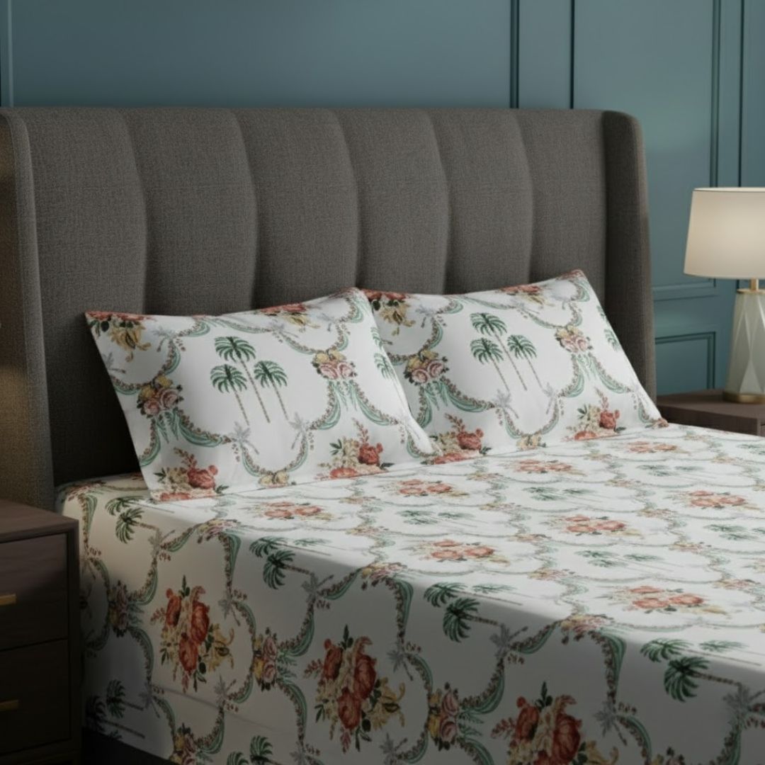 Printroots Classic Hand Block Printed Cotton Bedsheet India Blocks